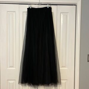 Jenny Yoo Louise Tulle Maxi Skirt